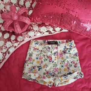 Little Girl's Flowers & Butterflies Shorts